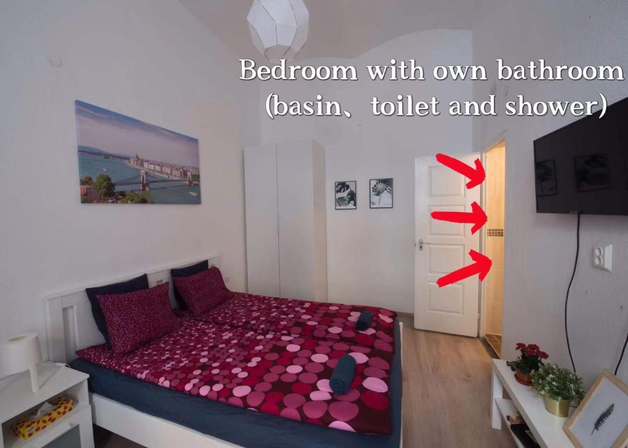 No. 11 Apartment With 2 Bathrooms Next To Railway Station Будапеща Екстериор снимка